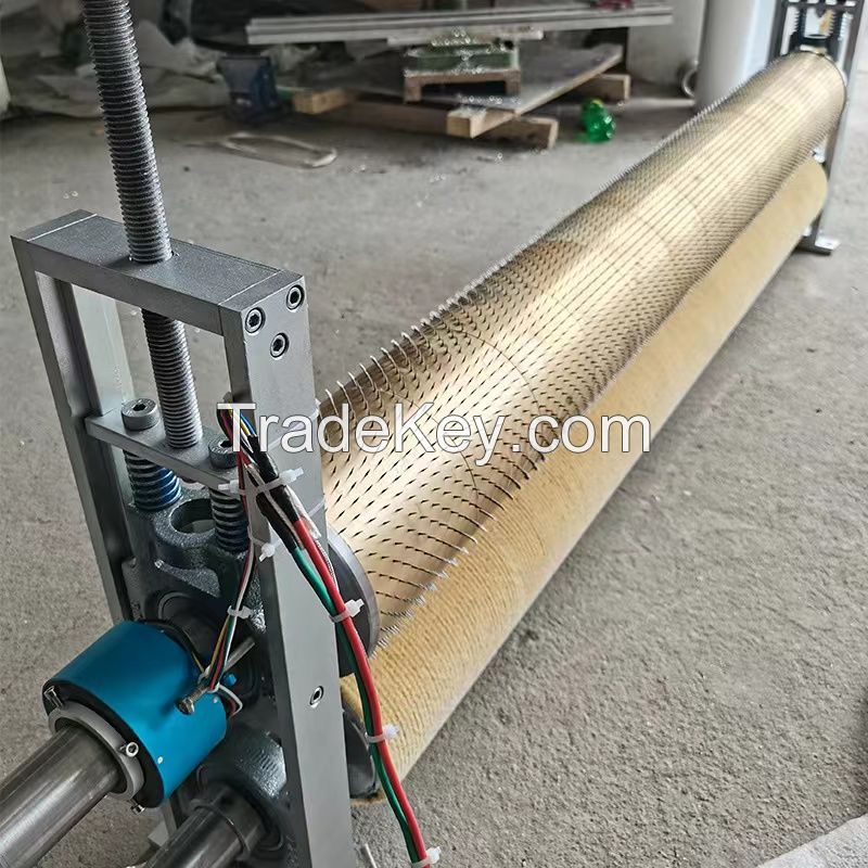 Hot needle micro perforation machine with rotary perforation roller for bopp cpp pe film