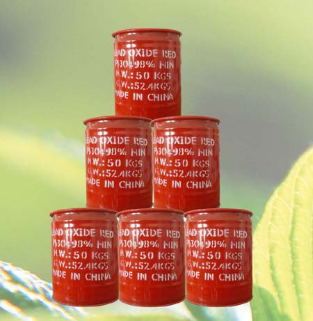 lead oxide red
