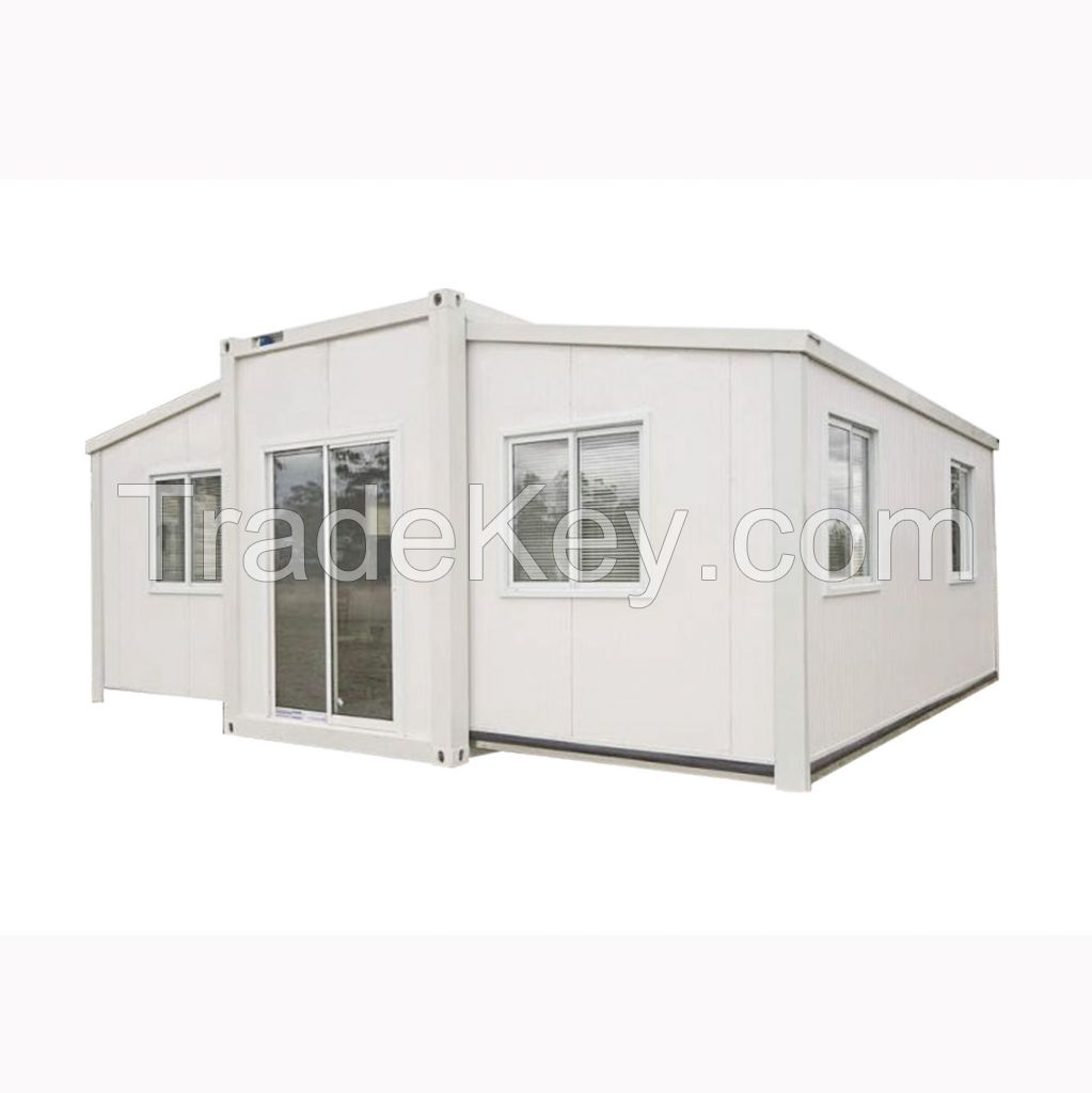 Expansion box mobile room Outdoor expansion box 3-in-1 foldable living box Double wing folding room integrated housing