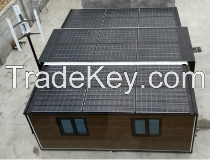 Mobile house integrated house solar room,