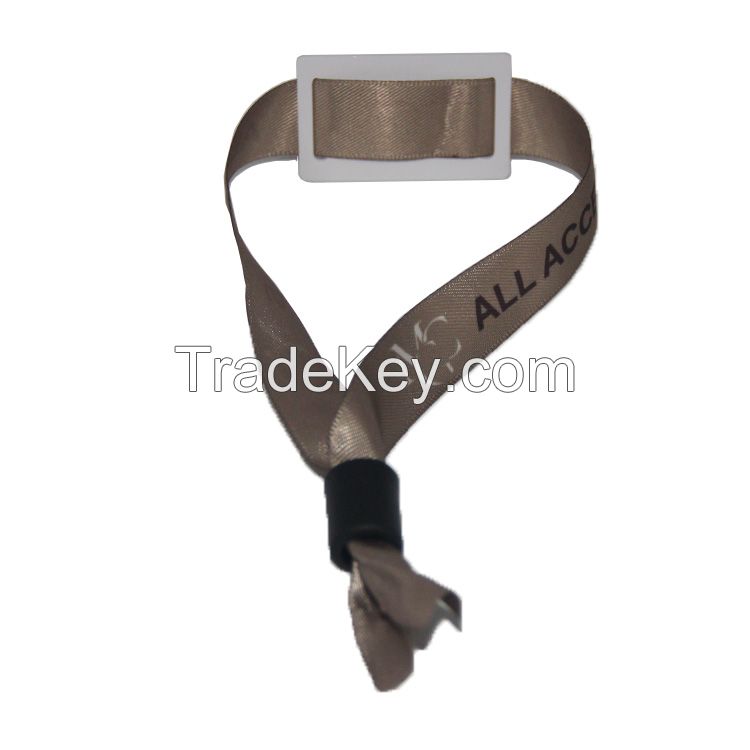 OEM RFID Fabric Wristbands For Events