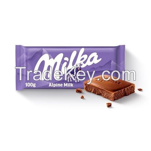 MilkaChocolate Suppliers Sweet Milk Chocolate Milka Chocolate All Flavor Available 100g For sale