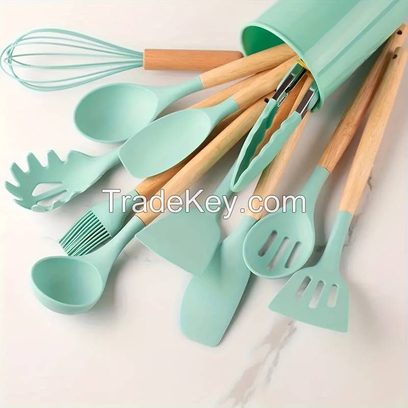 Silicone kitchen set of 12 pieces