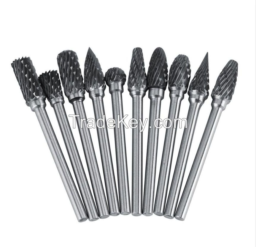 Free Sample All types and sizes Tungsten Carbide solid carbide burr tungsten carbide rotary burrs