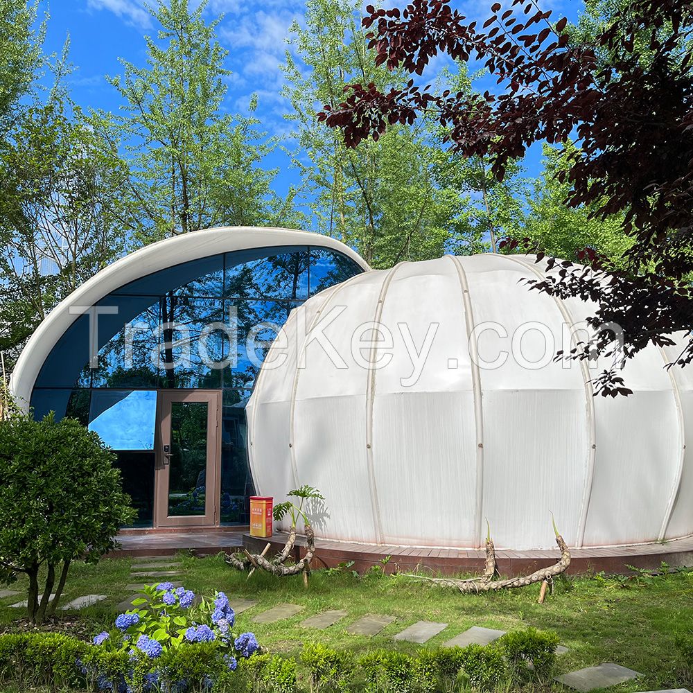 membrane structure garden tent villa house hut tent By Sichuan Xueli ...