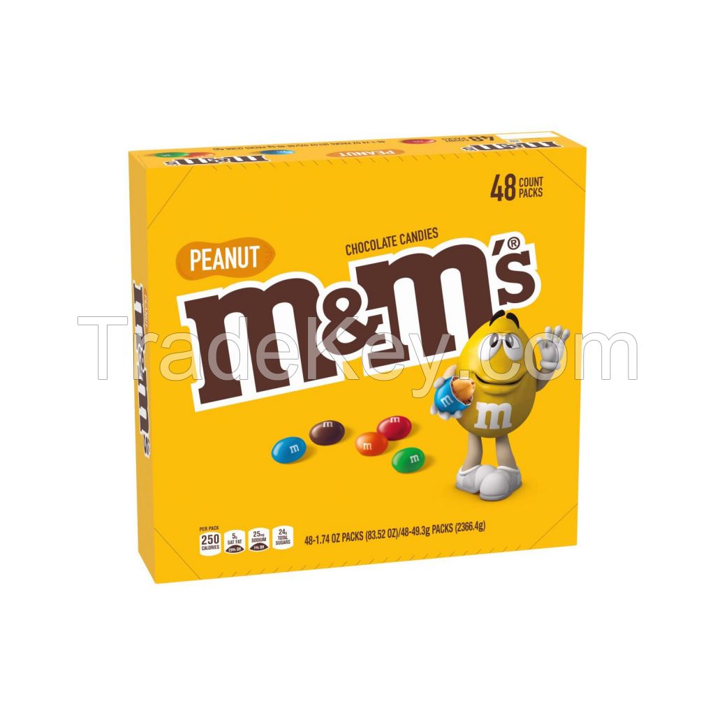 wholesale price Delicious M&M Peanut Chocolate Ball chocolate beans 100g m ms chocolate m m