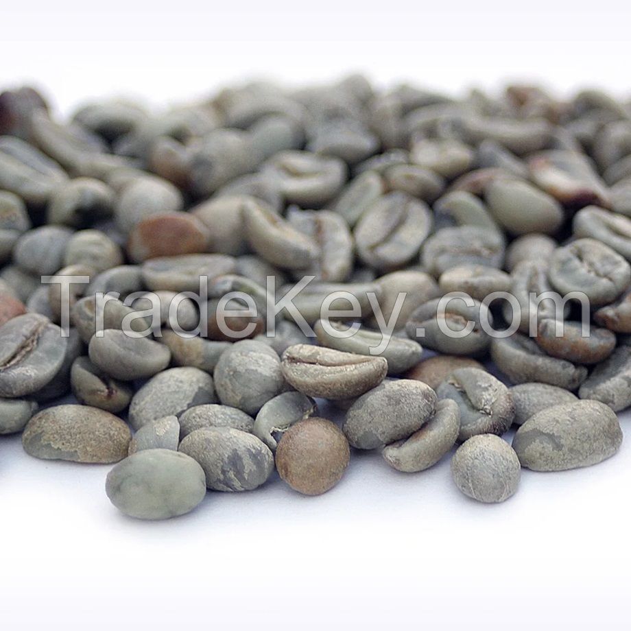 Organic 100% Robusta Green Arabicabeans, Grade AA+A, 1 Kg. ( USDA/EU Approval)