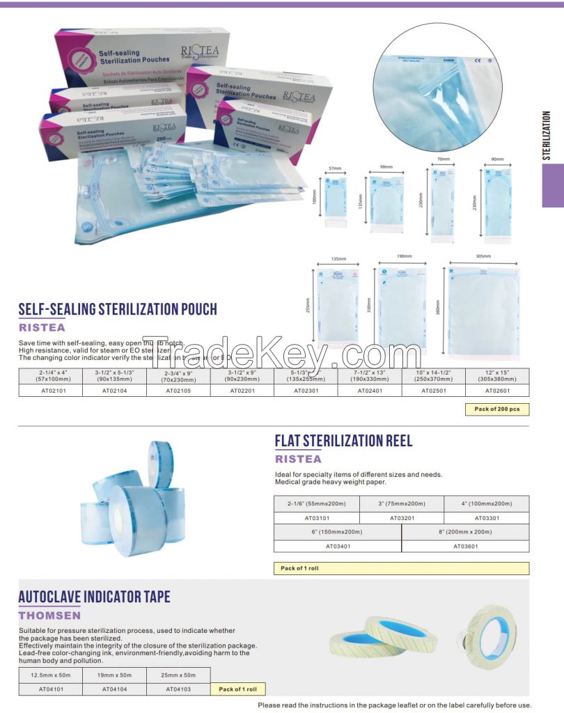 SELF-SEALING STERILIZATION POUCH