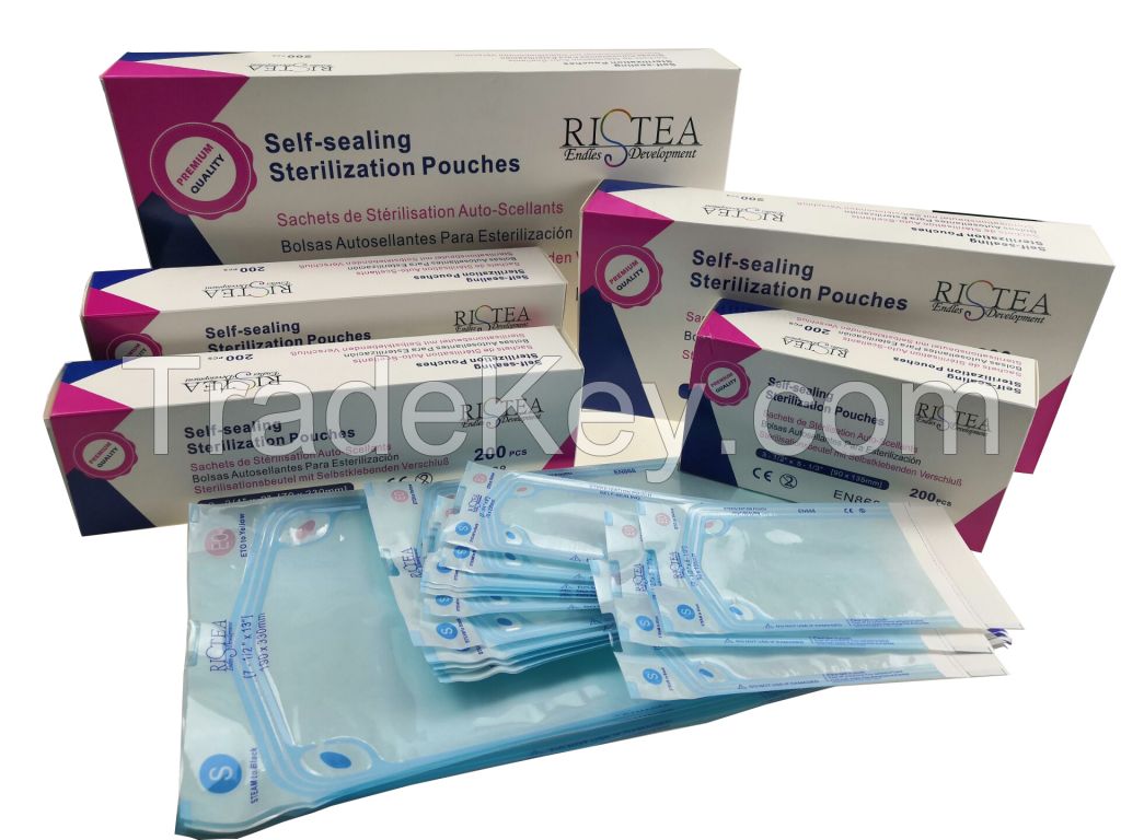 SELF-SEALING STERILIZATION POUCH