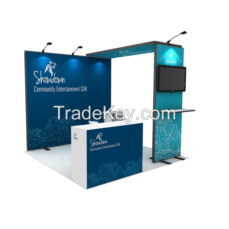 10x20ft Modular Aluminum easy assembly exhibition trade show display booth