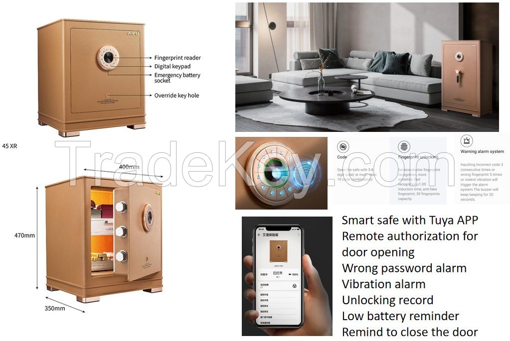 AIPU smart  biometric digital safe cabinet