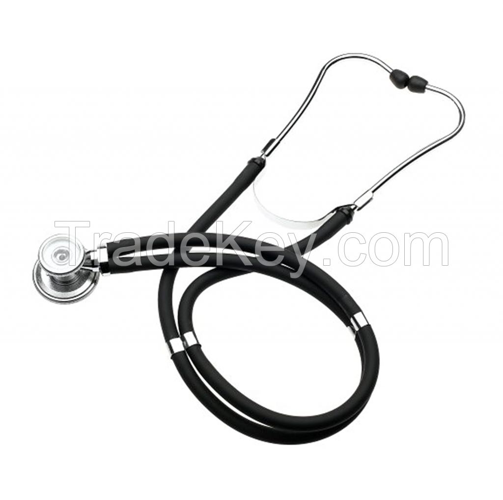 Hospital Medical Dual Tube Multi-functional paediatric Stethoscope Doctor Name Customized Stainless Steel Stethoscope