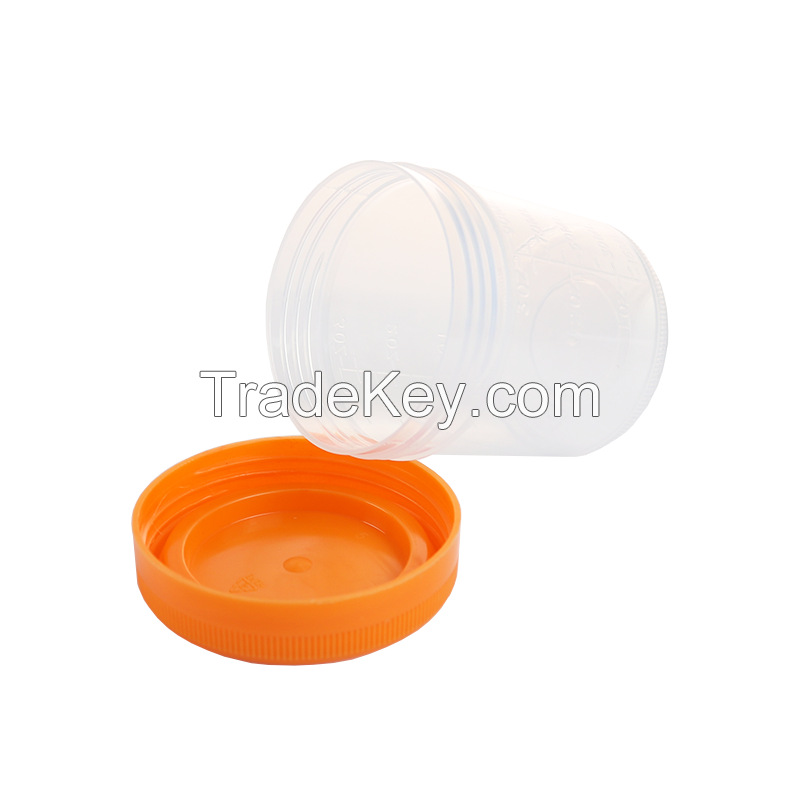 100ml 120ml specimen container urinal cup disposable sterile specimen cups