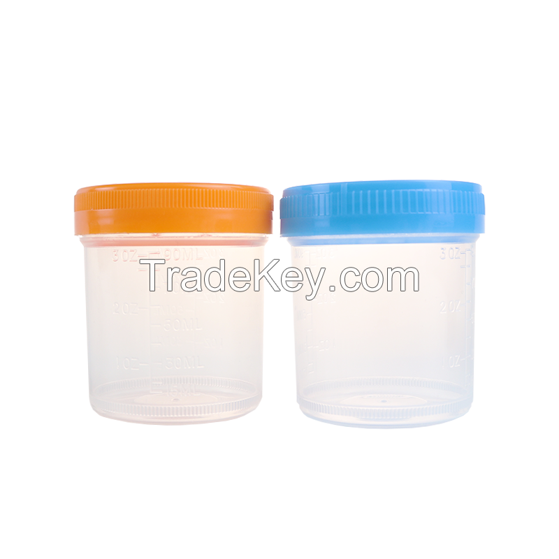 100ml 120ml specimen container urinal cup disposable sterile specimen cups