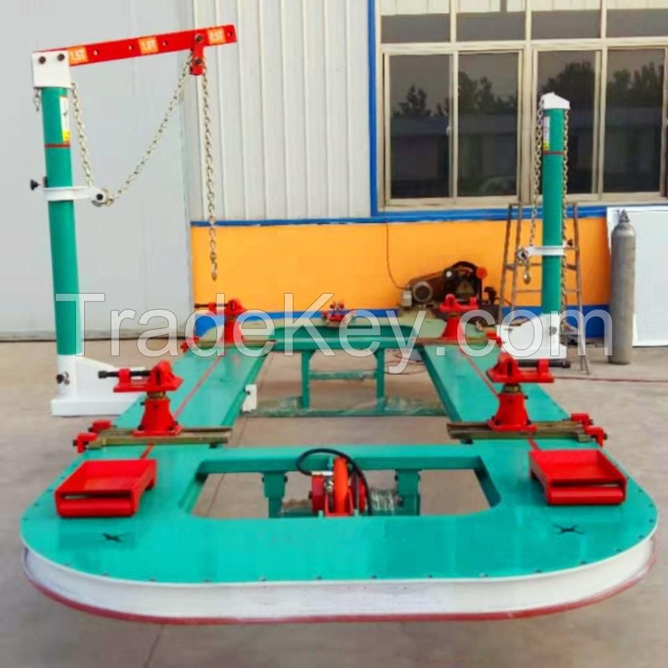 car frame pulling machine