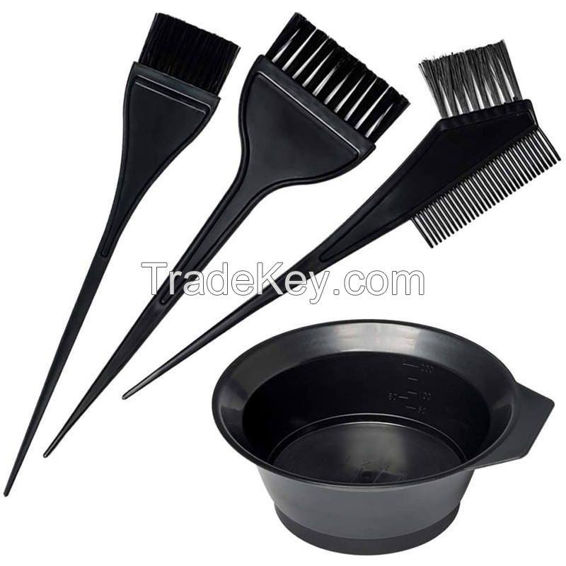 hair dyeing bowl with brush