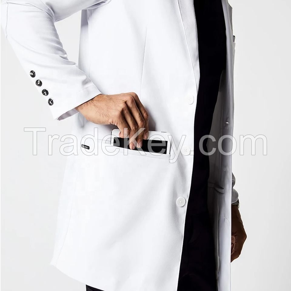 hospital uniform lab coat for men and women doctor