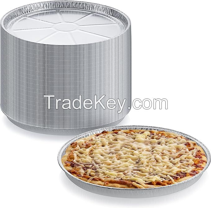 Pack of 25 Disposable Round Foil Pizza Pans &Atilde;&cent;&iuml;&iquest;&frac12;&iuml;&iquest;&frac12; Durable Pizza Tray for Cookies, Cake, Focaccia and More &Atilde;&cent;&iuml;&iquest;&frac12;&iuml;&iquest;&frac12; Size: 12-1/4&quot; x 3/8&quot;