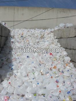 Bulk Quantity HDPE Milk Bottle Scrap / HDPE Milk Bottle Scrap Regrind