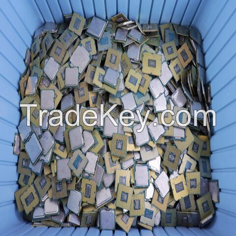 High Quality CPU Processor Scrap Gold Recovery Ceramic CPU Scrap with Gold Pins for Sale