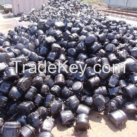 Used Compressor Scrap with High Purity, Ac compressor scrap/ refrigerator compressor scrap 