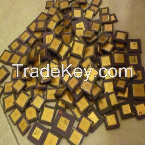 Cpu Ceramic Processor Scrap (486 &amp; 386 Cpu Scrap) for sale