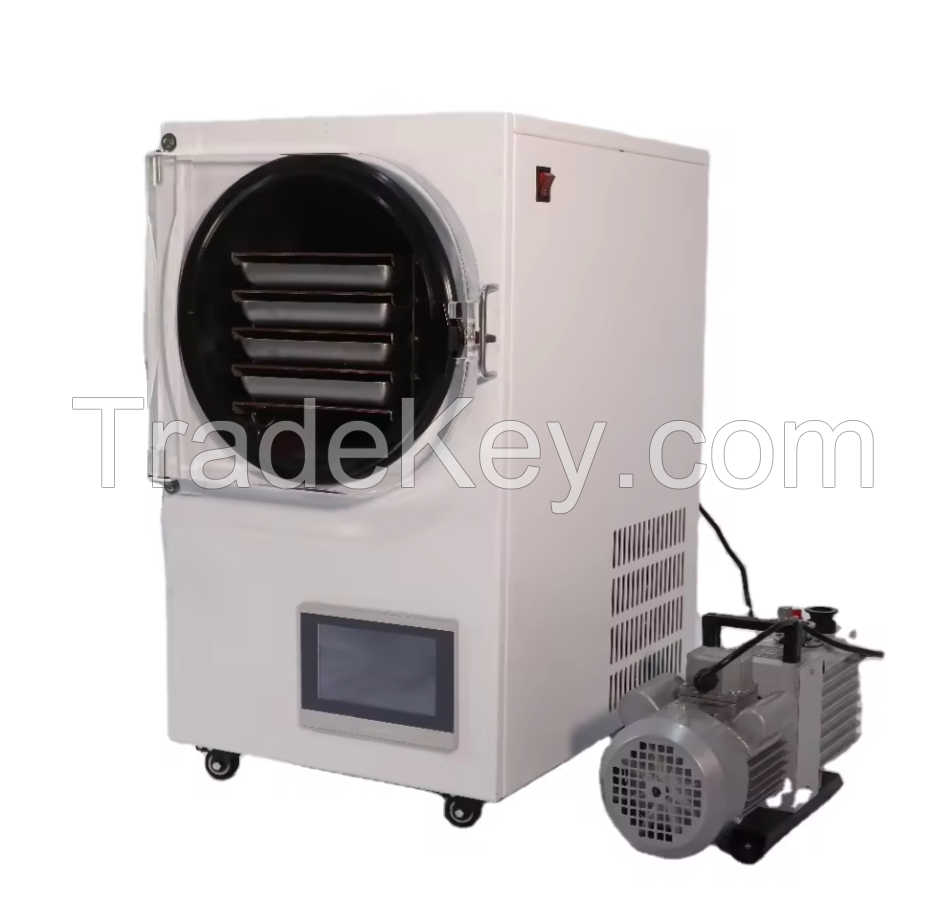 2kg, 4kg, 6kg Small Mini Vacuum Commercial Freeze Drying Machine Food Household Home Freeze Dryer