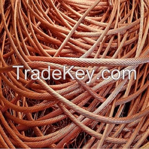 Prime Grade Copper Cable Scrap Copper Scrap Wire 99.99% in Bulk