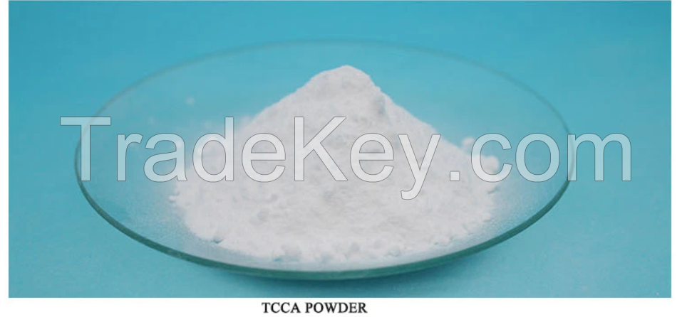 Swimming Pool Chlorine Water Treatment Chemical Trichloroisocyanuric Acid TCCA 90% Chloride Tablets.