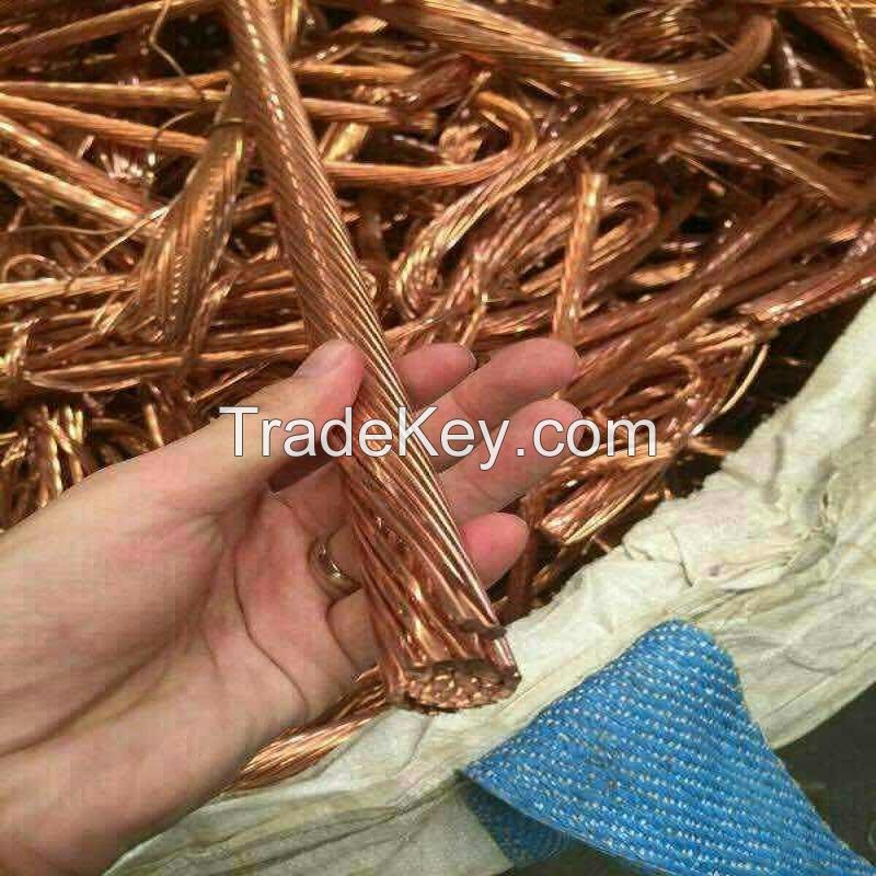 99.99% Copper Scraps pure millbery Copper Scrap / Mill Berry Copper 99.99% Copper Wire Scrap Wholesale, Copper Supplier grade AA