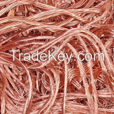 Factory Direct Price 99.99% Purity Electric Cable Wire Scrap Copper Wire Scrap on Sale