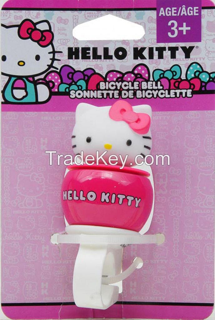 Bell Hello Kitty 3D Safety Bell, White and Pink