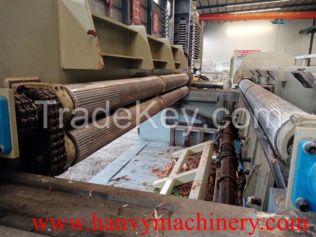 Hanvy Factory log debarker for plywood making machines