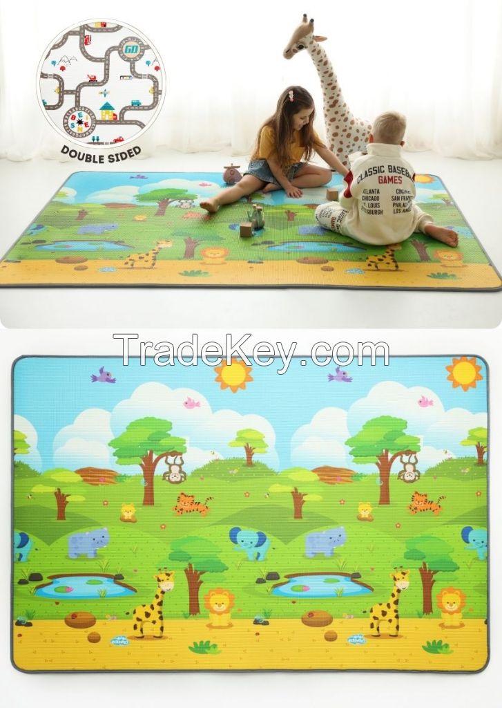 XPE Foam Rolling Non Slip Baby Play Mat