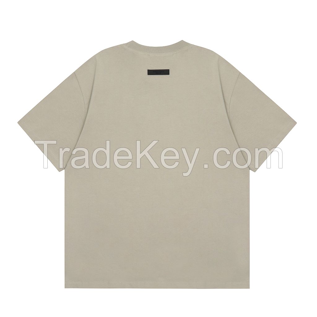 Luxury Fashion Fog Sports Fear of God Cotton Round Neck T-Shirt