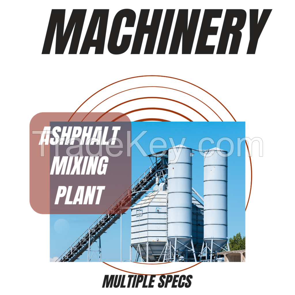 Asphalt batching plants - Mobile Ashphalt Factory for Tar roads construction