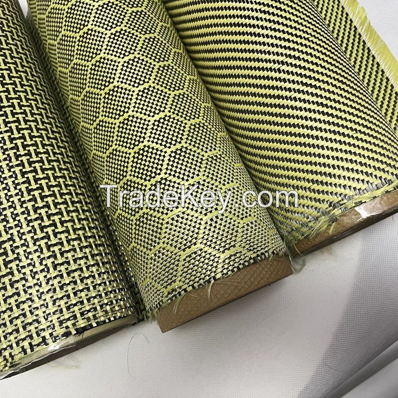 Colored Kevlar aramid fiber fabrics