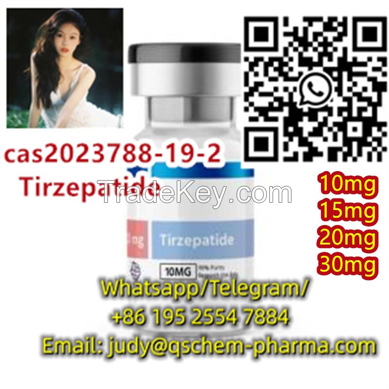 Highest grade peptides Cas 2023788-19-2 Tirzepatide 10mg,15mg,20mg,30mg