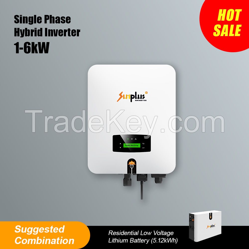 1-6kW Hybrid Inverter Single Phase