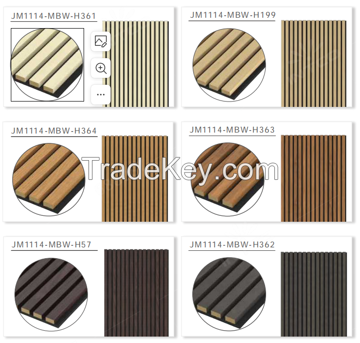 MDF Acoustic Panel;WPC wall panel;3D wall panel;