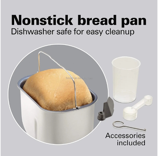 High-end Electric Bread Maker Machine with Stainless Steel Housing