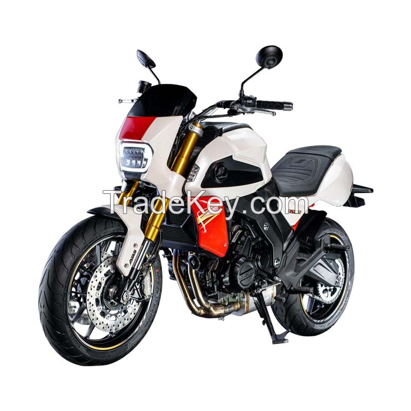 Jedi 750cc retro sport bike with inline twin cylinder engine