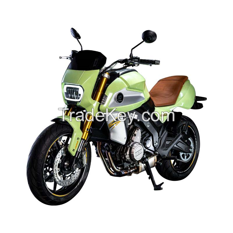 Jedi 750cc retro sport bike with inline twin cylinder engine