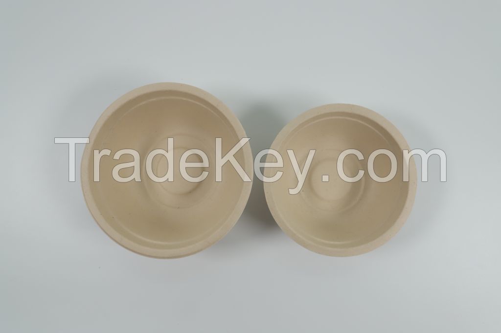 Disposable biodegradable bowl