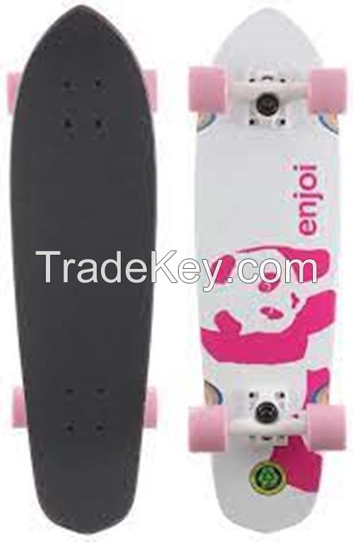 Whitey Panda 28" Complete Cruiser Skateboard