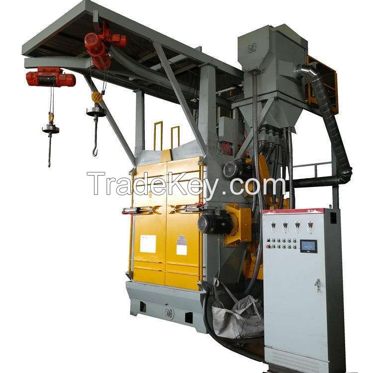 Hanger Type shot blasting machine Provided With Hook Or Hoist
