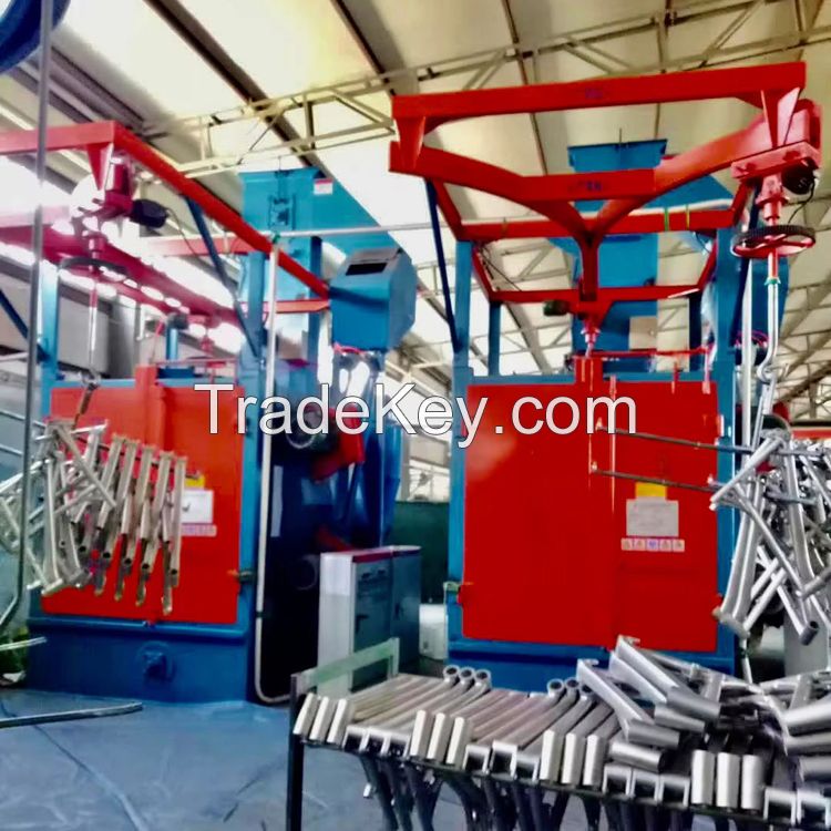 Hanger Type shot blasting machine Provided With Hook Or Hoist