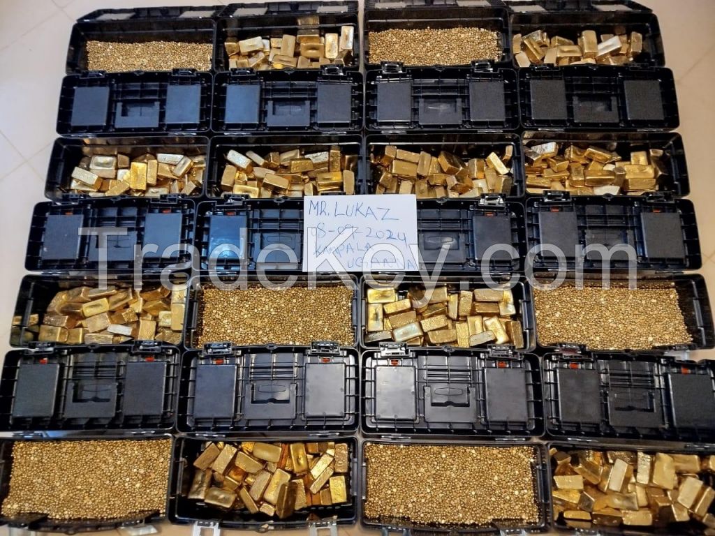 Gold dore bars