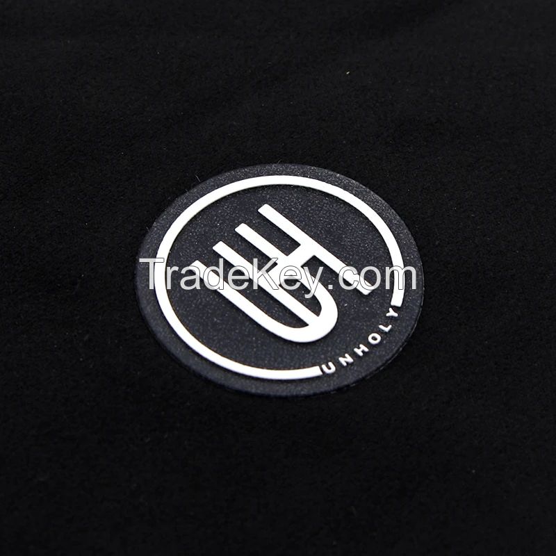 Hoodies Heat Press Vinyl Tag 2d Logo Designs Brand Name Clothing T-shirt Sticker Custom 3d Silicone Heat Transfer Print Labels