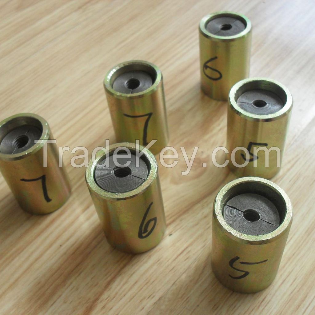 Hot Selling 12.7mm 12.9mm 15.24mm PC Strand Anchorage Prestressed Concrete Anchor Plate Barrel And Wedges